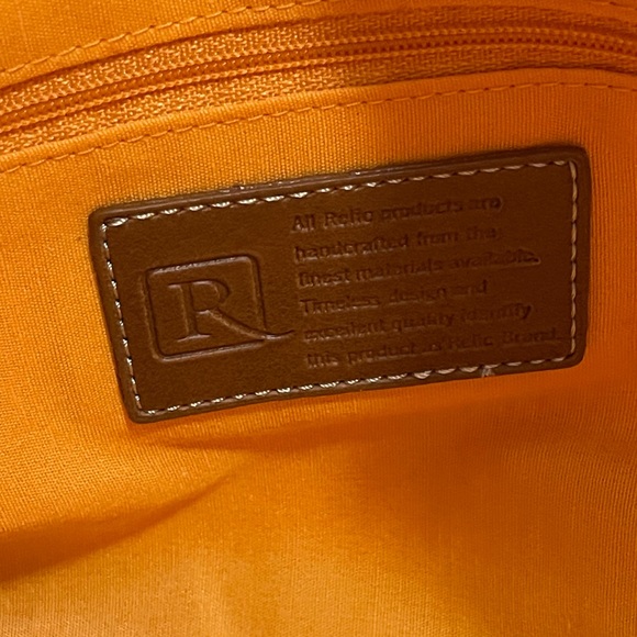 Fossil Relic Belize Woven Straw & Leather Tote NWT - Picture 12 of 12